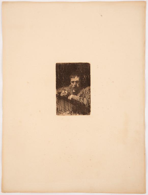 Anders Zorn, etsningar, 3 st, för Föreningen för Grafisk Konst, 1889, 1903.