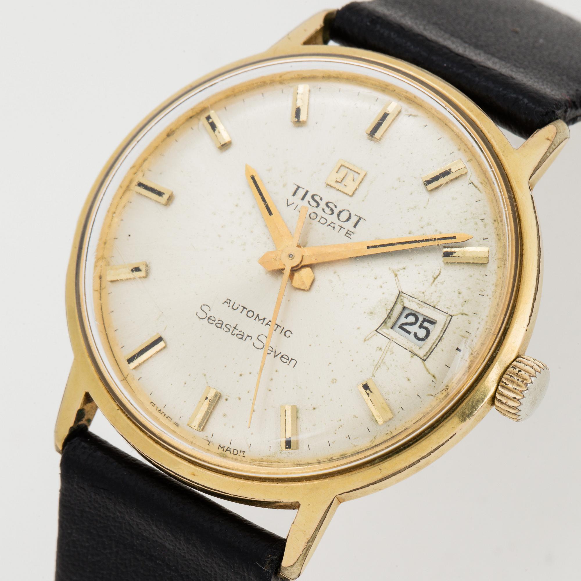 TISSOT, Visodate, Seastar Seven, wristwatch, 34 mm.