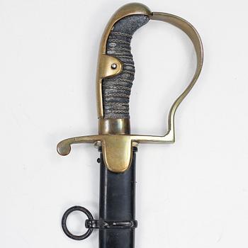 A German sabre and a hunting sword.