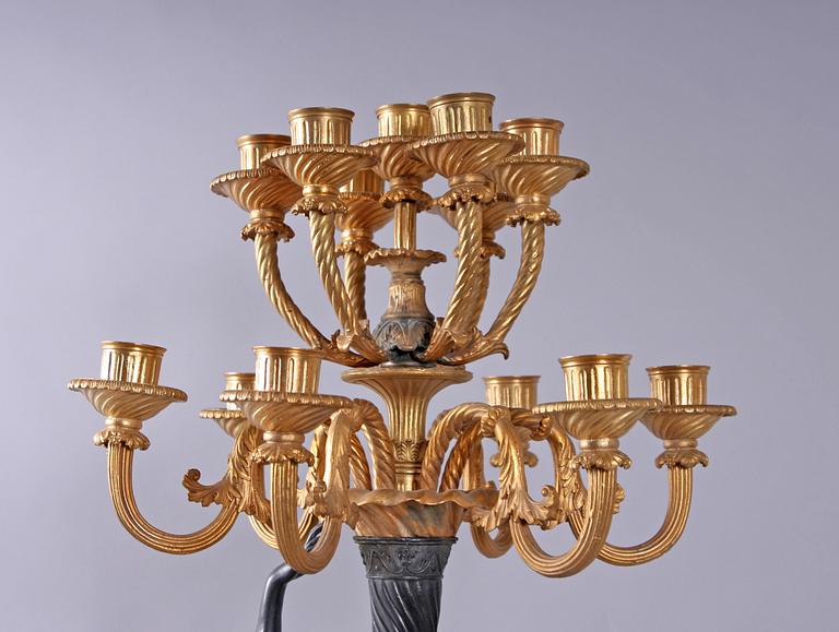 KANDELABER, Louis XVI-stil. 1900/2000-tal.