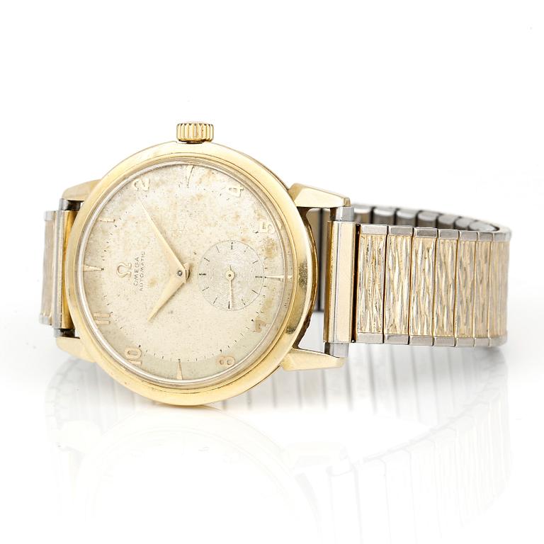 ARMBANDSUR, 14 k guld, Omega Automatic, 1900-talets mitt.