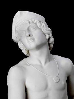 SKULPTUR, parian, Gustafsberg 1907.