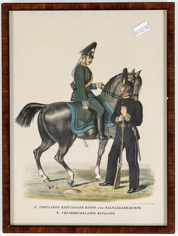 LITOGRAFIER, 3st, Centraltryckeriet, omkring 1900.