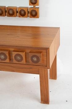 Ewa Wrangel och Lars Göran Nilsson, hallmöbel, AB Glas & trä, Hovmantorp, 1960/70-tal.