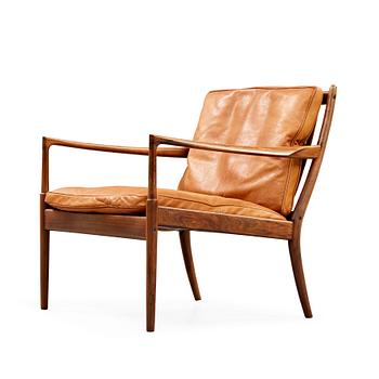 114. An Ib Kofod Larsen palisander 'Samsö' easy chair, Olof Persson Möbler, Sweden 1960's.