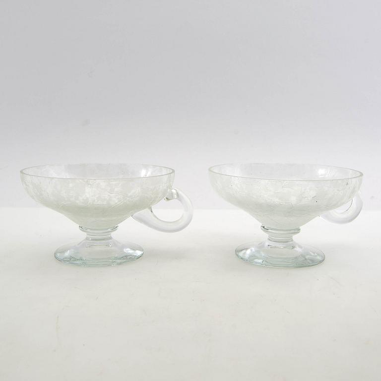 Coupeglas 7+6 st 1900-talets mitt.