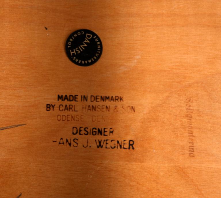 STOL, "Spisestolen", Hans J Wegner, Carl Hansen & Son.