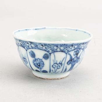 KOPPAR 4 st med FAT 5 st, Kina, Qingdynastin, 1700-tal.