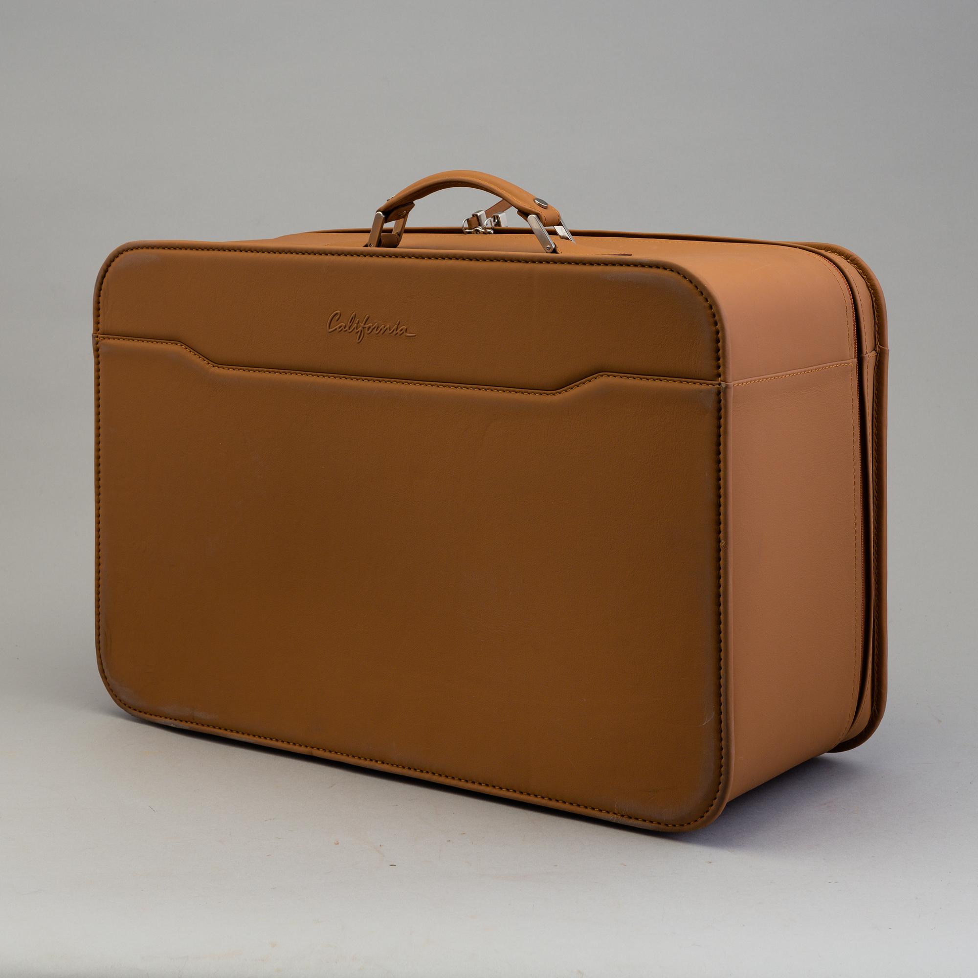 A 2000s Ferrari suitcase.