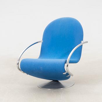 Verner Panton, armchair, "1-2-3 system" late 20th century.