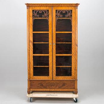 A two-door bookcase from the latter half of the 19th Century.