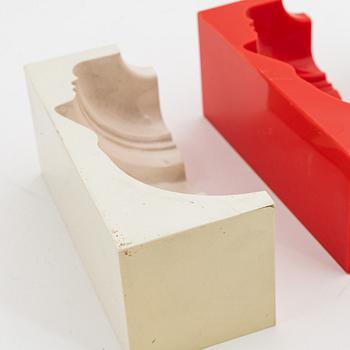 Sivert Lindblom, sculpture, 3 parts, plastic, stamp signed and dated 1968.