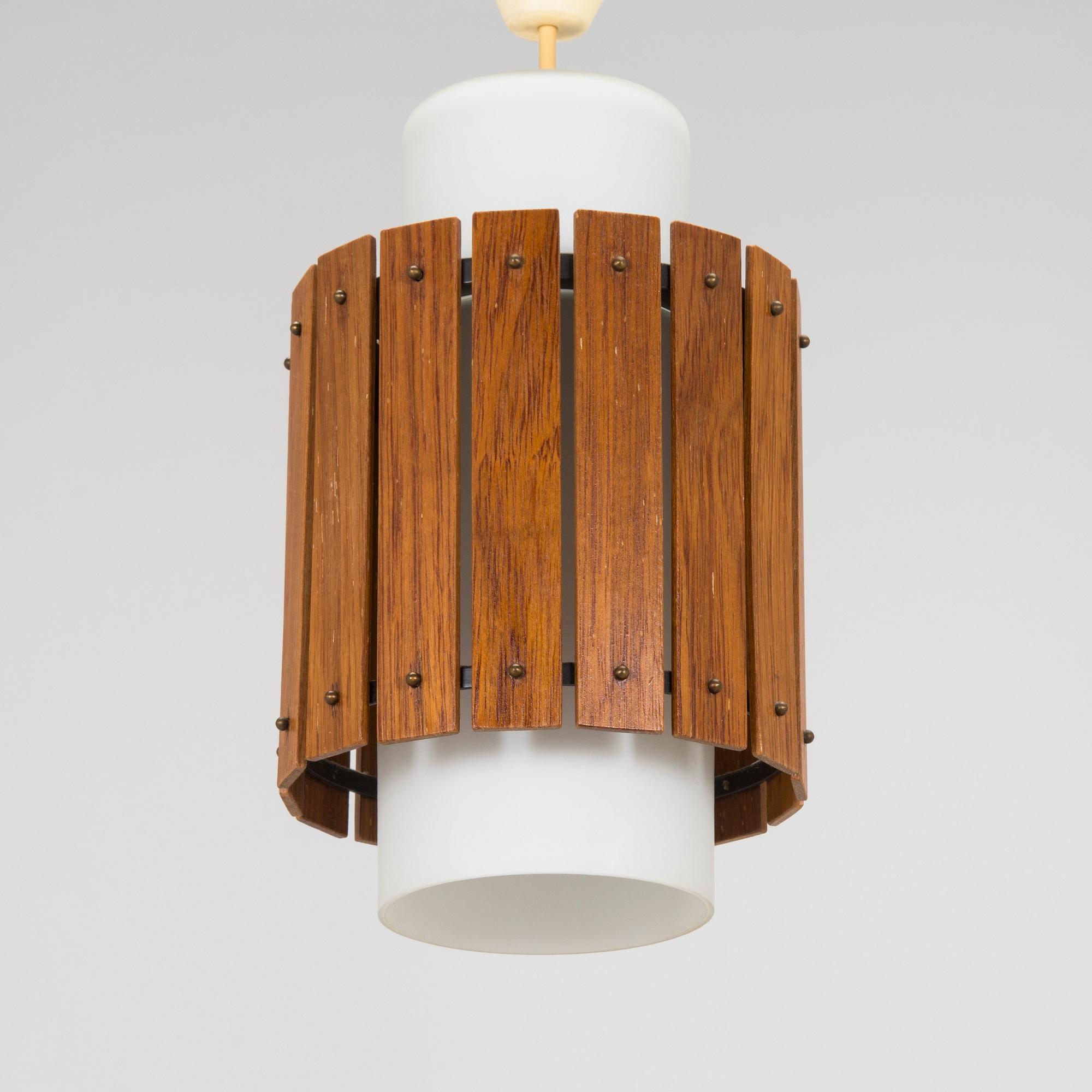 Maria Lindeman, a pendant light model K2-73, Idman, mid-20th century.