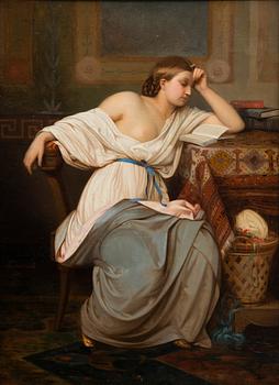 AUGUSTE TOULMOUCHE, "Lukeva neito".