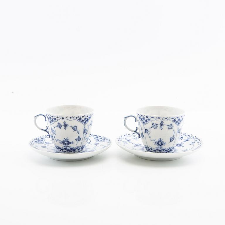 Royal Copenhagen, service pieces, 23 pcs, "Musselmalet", Royal Copenhagen, Denmark.