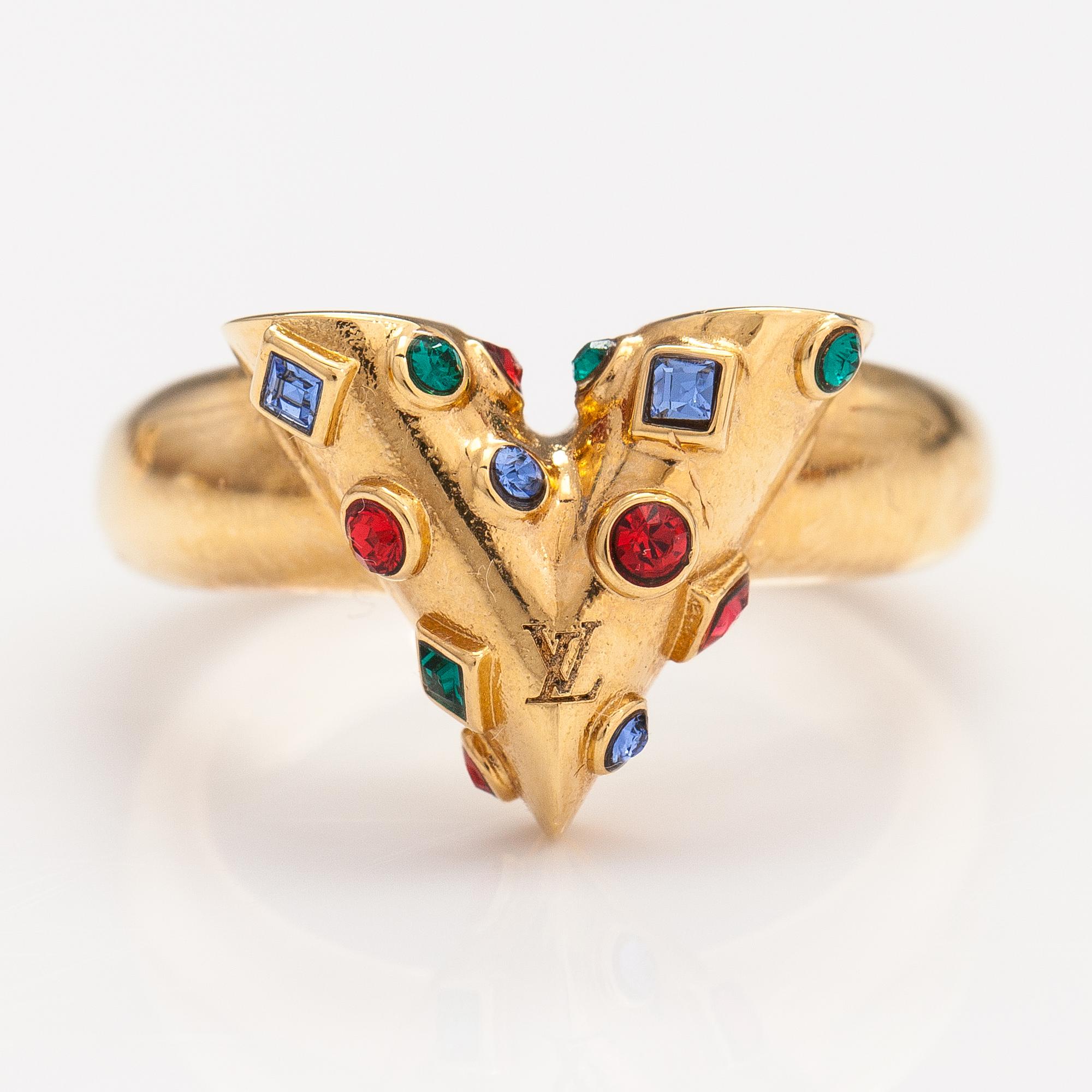 Louis Vuitton An Essential V Planete ring. Marked Italy. Bukowskis