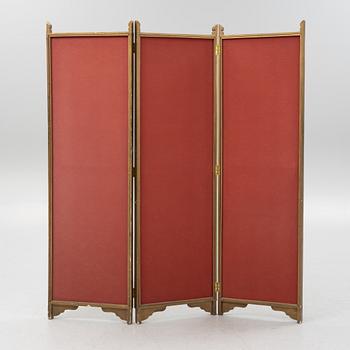 A folding screen, second half of the 20th Century.