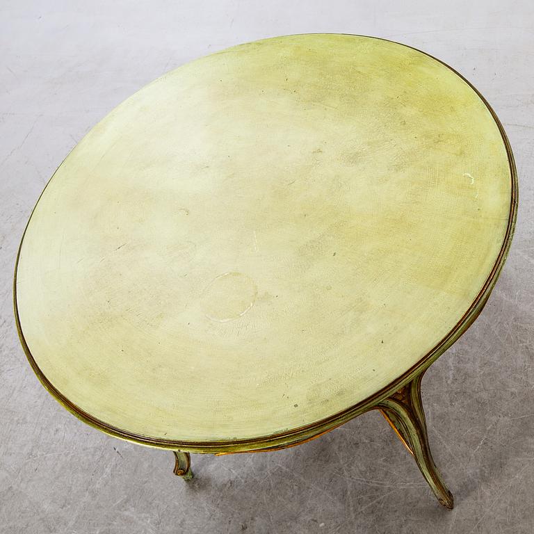 An mid 20th century Louis XV-style table from Paoletti, Firenze Italy.