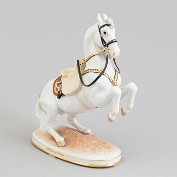 An Austrian Vienna porcelain figure of a horse, second half of 20th Century.