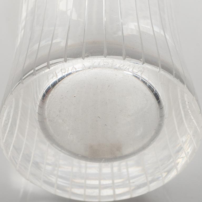 Tapio Wirkkala, a model 3215 glass vase, Iittala, Finland.