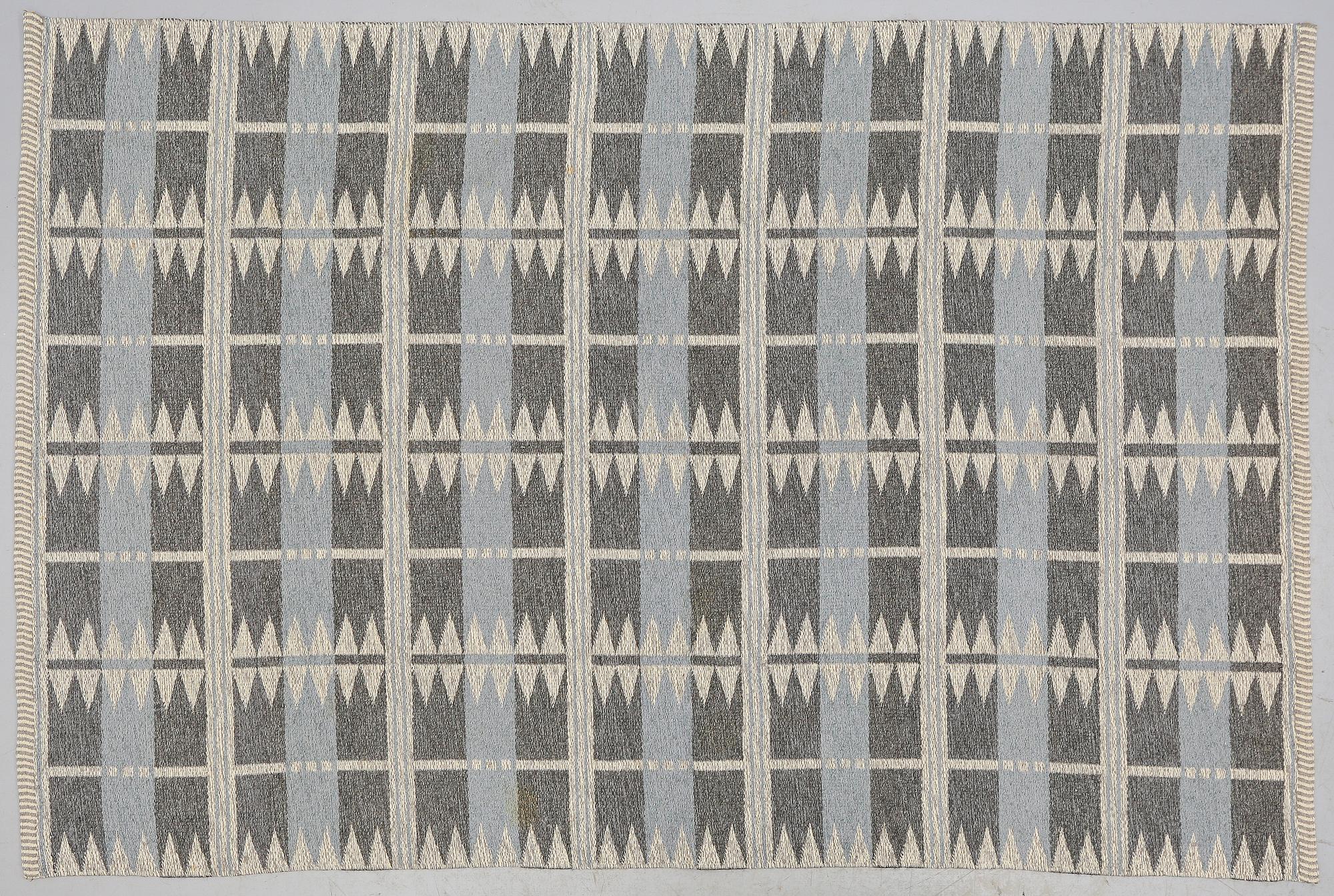 MATTA, dubbelväv, 1900-talets andra hälft, 236 x 162 cm.