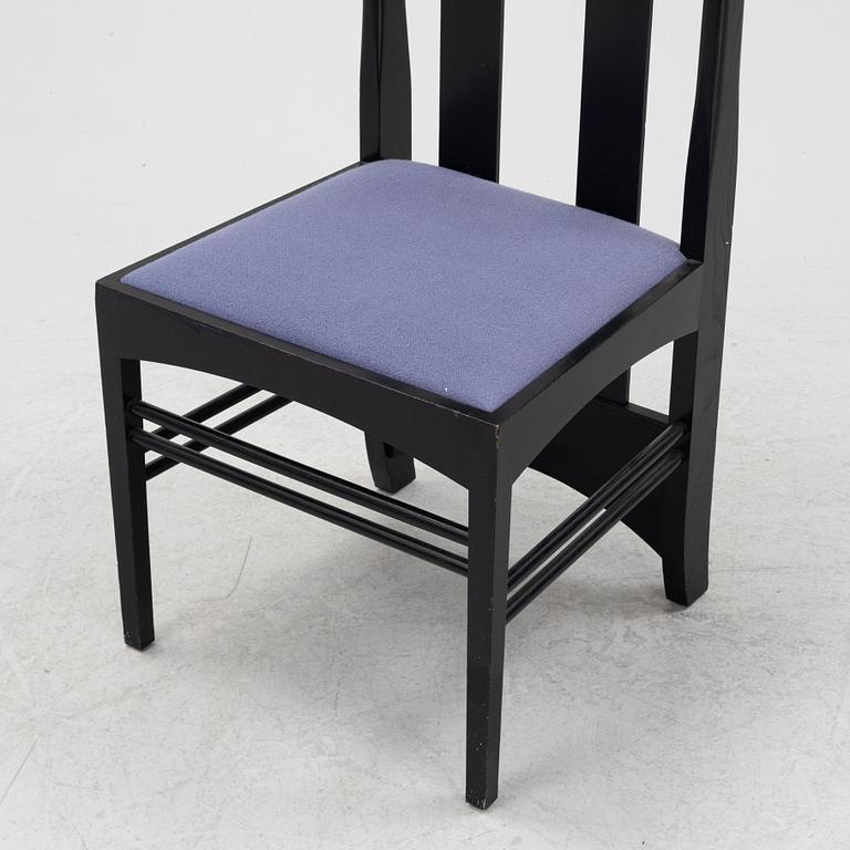 Charles Rennie Mackintosh, stol "Argyle", Cassina.