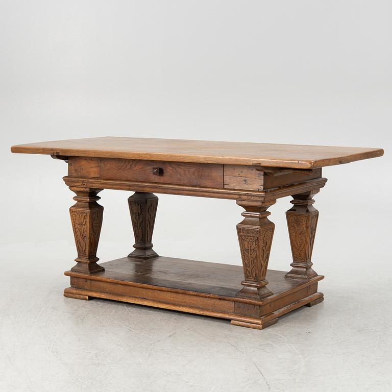 A Swedish provincial table, dated 1792.