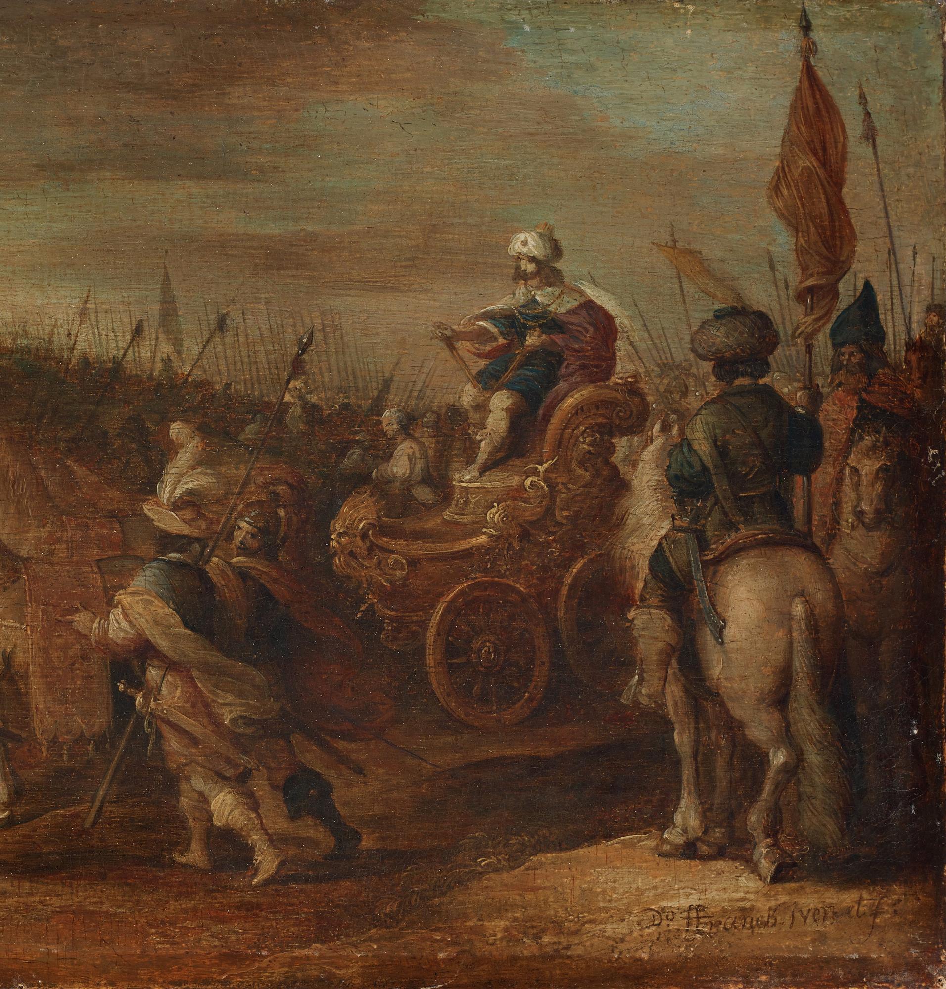 Frans Francken II Hans ateljé, Davids intåg i Jerusalem.