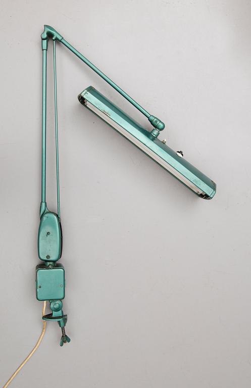 INDUSTRILAMPA, "Typ 200", Elektro IWO A-B Mariestad, 1900-talets mitt.