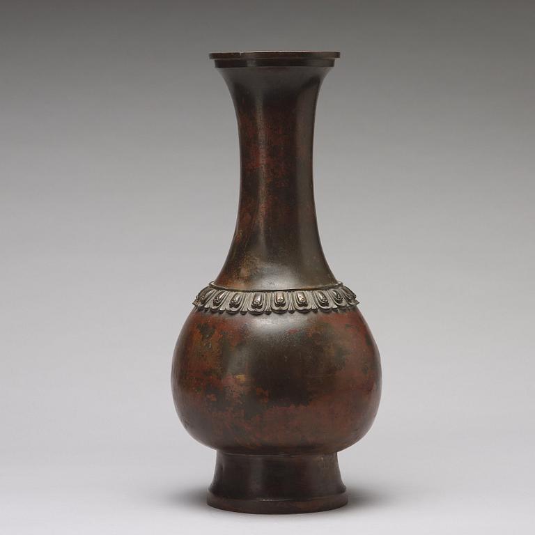 VAS, brons. Qingdynastin, Kangxi (1662-1722).