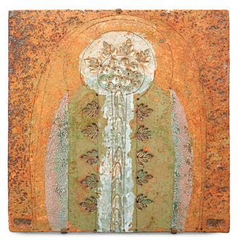 203. Francesca Mascitti-Lindh, A CERAMIC WALL RELIEF.