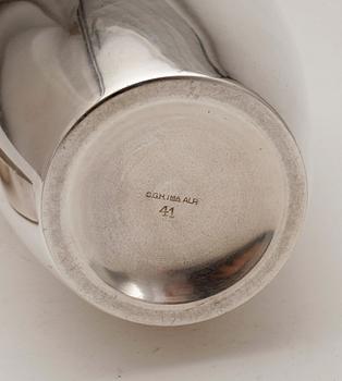 SHAKER, nysilver, C G Hallberg, omkring 1900-talets mitt.