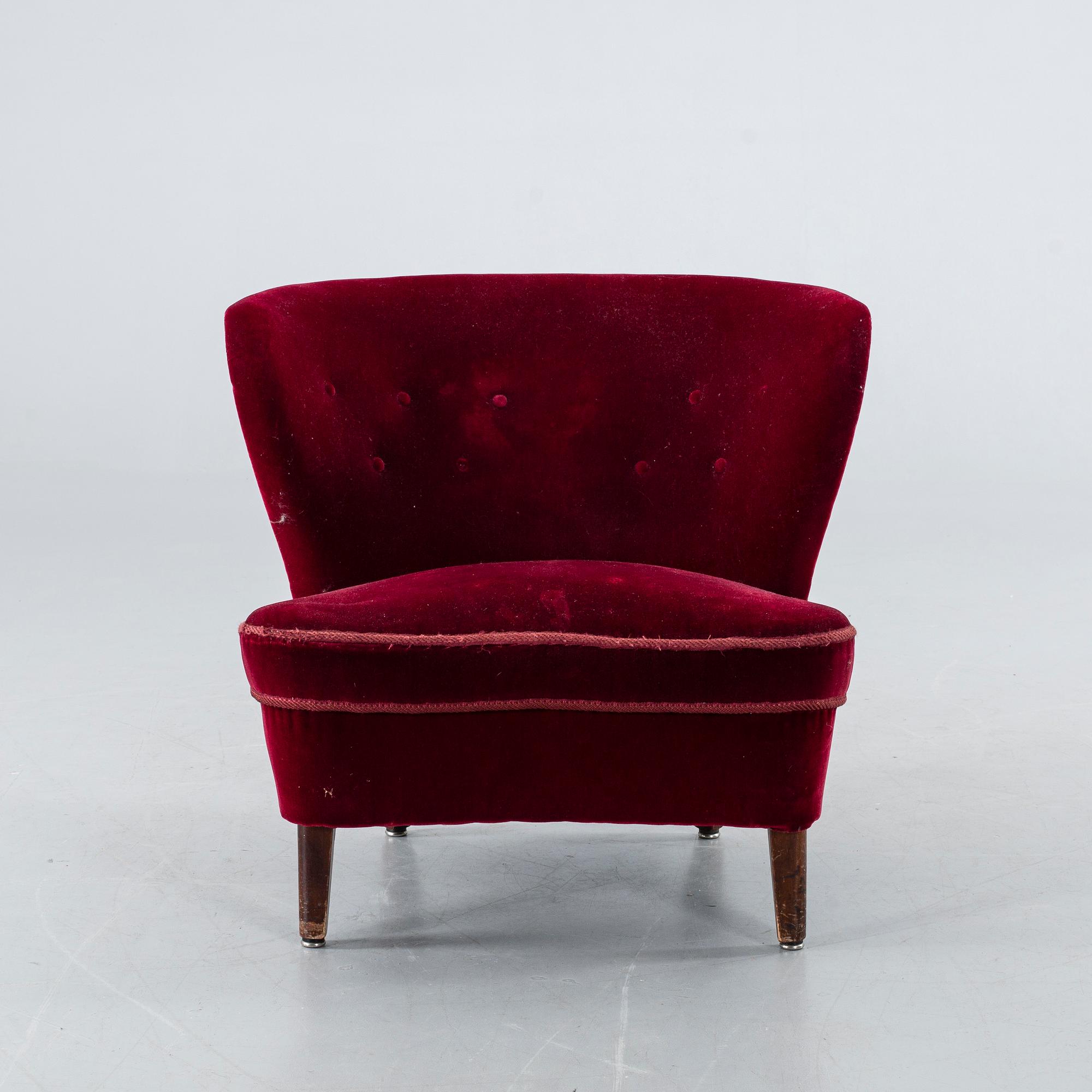 GÖSTA JONSSON, fåtölj, Jönköping, 1940-tal.