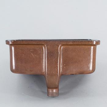 HANDFAT/VASK , saltglaserat stengods, Höganäs, 1900-talets första hälft.