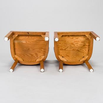 Axel Einar Hjorth, Two 1930s 'Lovö' chairs for Nordiska Kompaniet.
