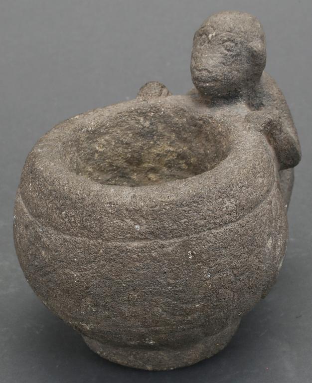 MORTEL, sten, trol Indonesien, 1700-/1800-tal.