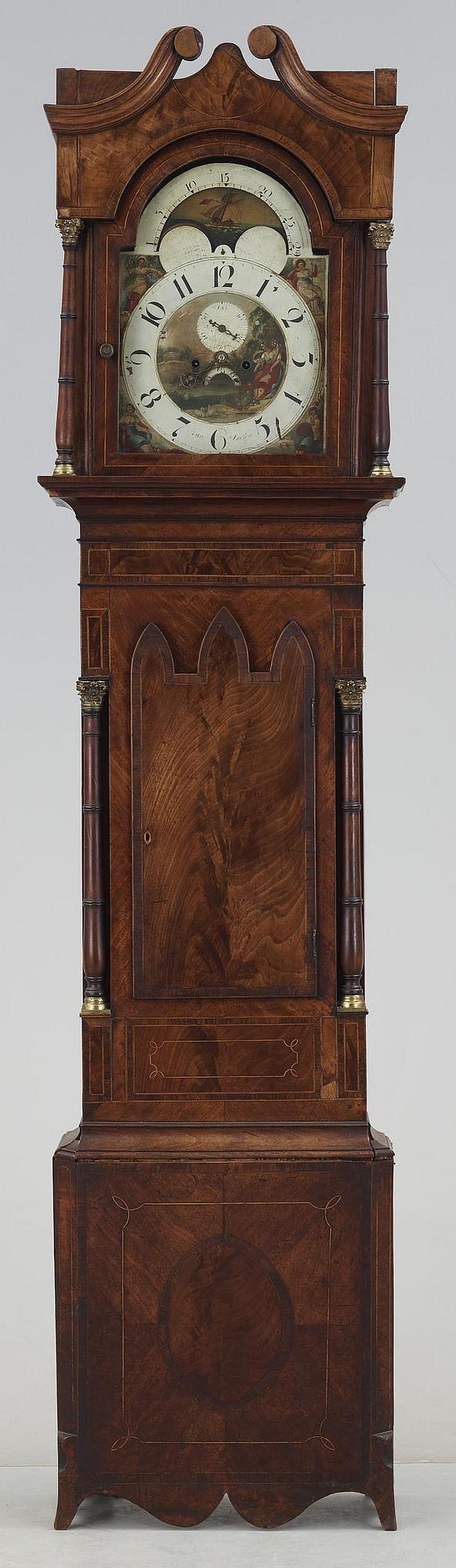GOLVUR, nygotik, England, omkring 1800-talets mitt.