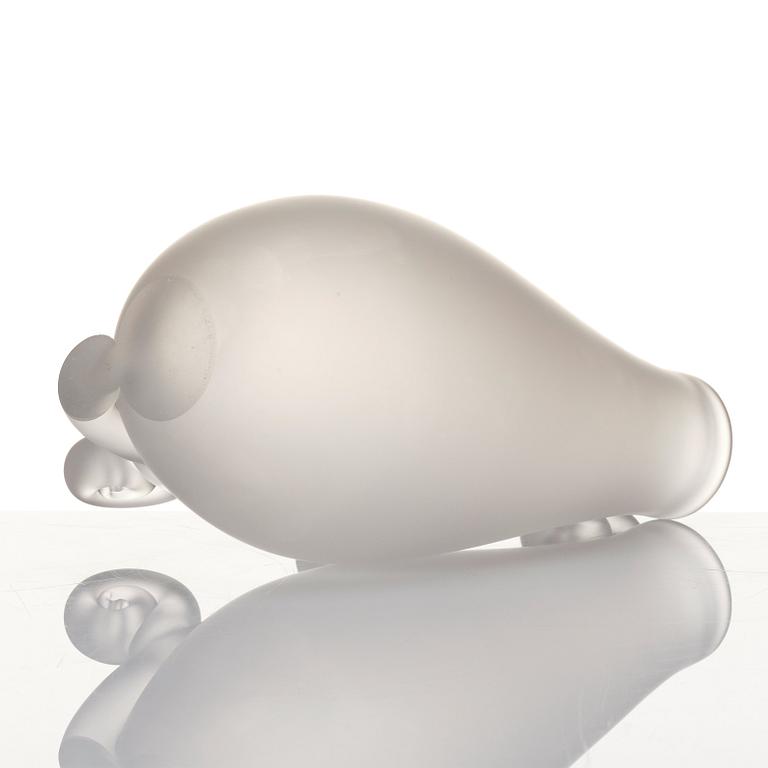 Ann Wåhlström, a glass vase, Kosta Boda, Sweden.