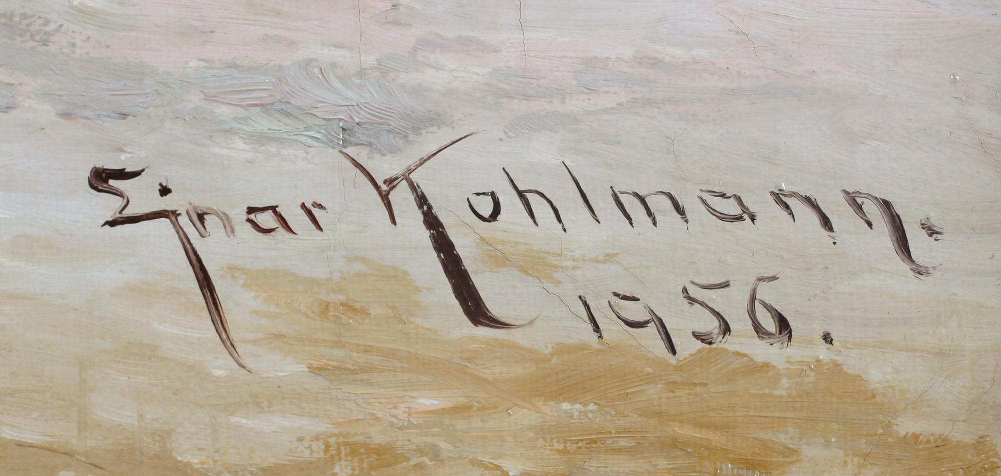EINAR KOHLMAN, olja på duk, signerad och daterad 1956.