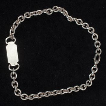 HALSKEDJA, Sterlingsilver, Gucci, Italien, 2000-tal. Vikt 65 g.