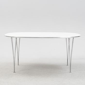 Bruno Mathsson & Piet Hein, matbord, "Superellips", Fritz Hansen, Danmark 1970-tal.