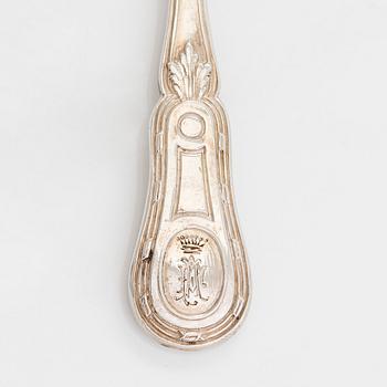 Josef Carl Klinkosch, dessertskedar, 12 st, silver, Wien, 1872-1922.