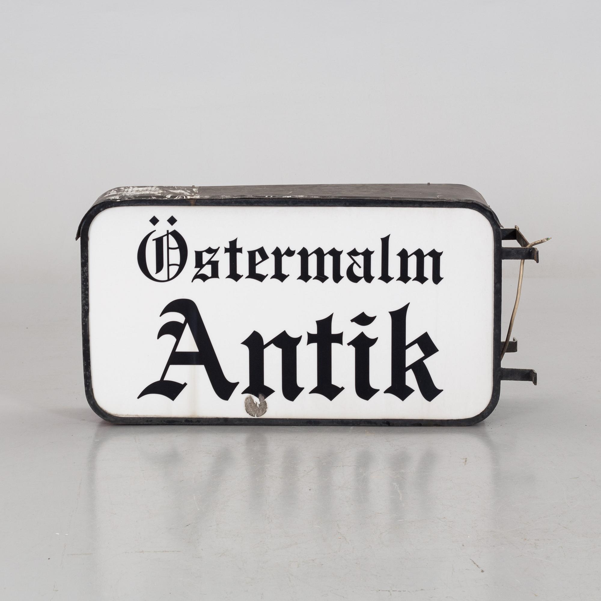 SKYLT / BUTIKSSKYLT, 1960-60-TAL.