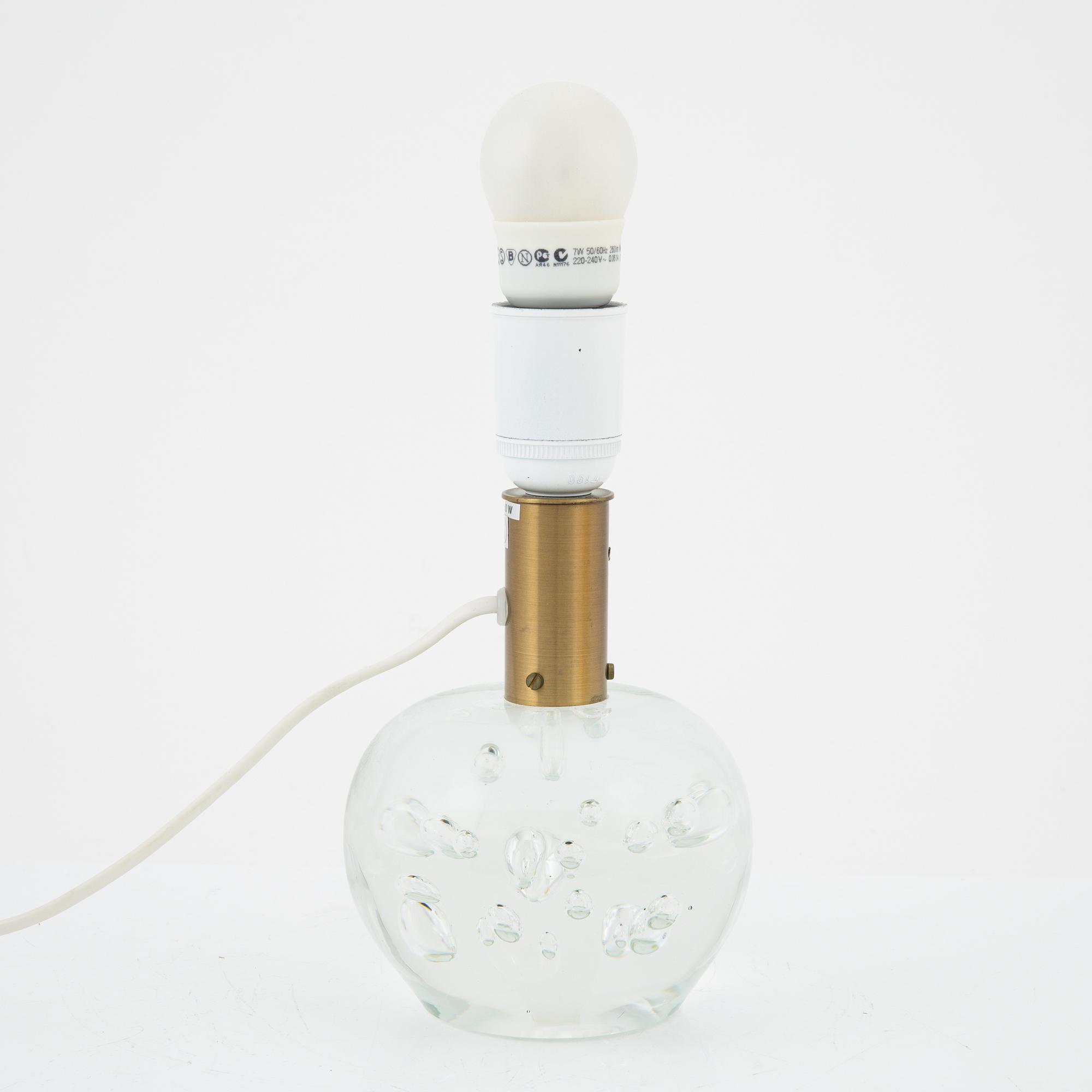 Josef Frank, a model G1819 glass table lamp, Firma Svenskt Tenn, Sweden.