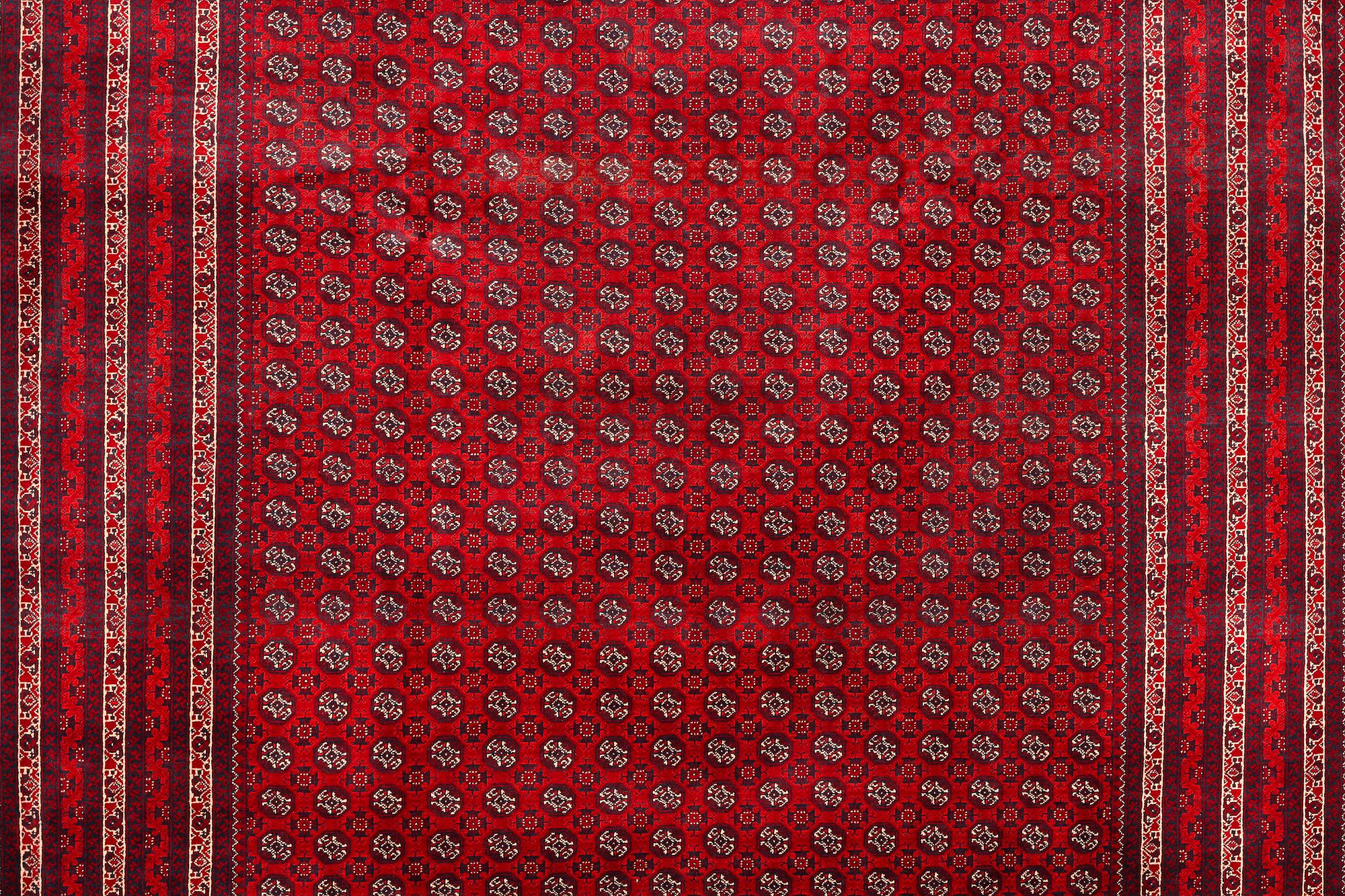 An Afghan carpet, c. 292 x 200 cm.