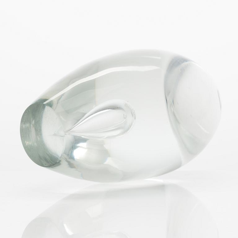 Timo Sarpaneva, a 'Teardrop' sculpture, model 3575, signed Timo Sarpaneva Iittala -55.