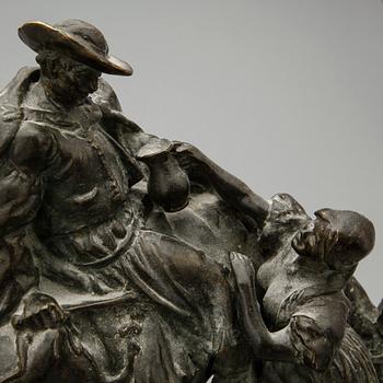 GYULA MAUGSCH, efter, skulptur. Brons. Signerad.