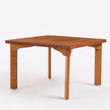 Carl-Axel Acking, a square low table, Nordiska Kompaniet, 1940-50s. Provenance Carl-Axel Acking.