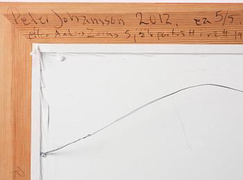 Peter Johansson, "Självporträtt i rött", 2012.