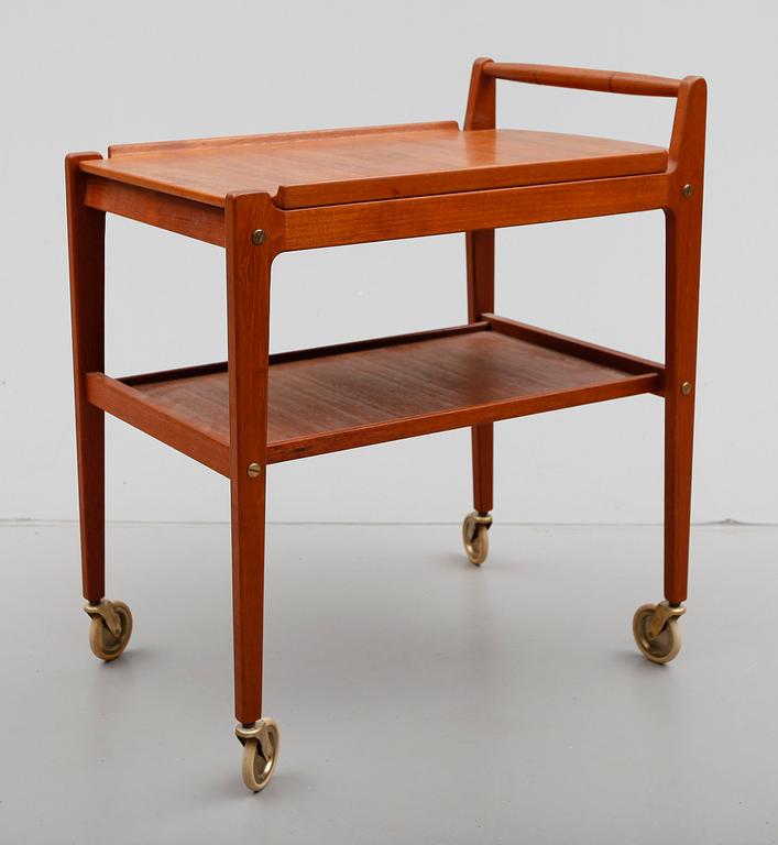 SERVERINGSVAGN, Erik Gustafssons Möbelfabrik Brittatorp, 1950-tal.